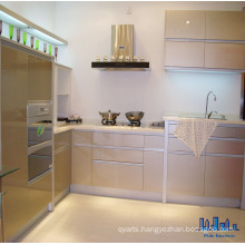 Pole L Shape Stainless Steel Kitchen Cabinet